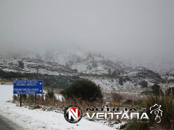 Nevadas en las Sierras de la Ventana