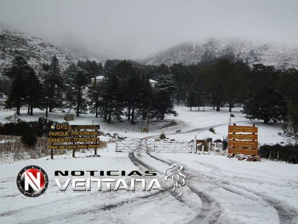 Nevadas en las Sierras de la Ventana