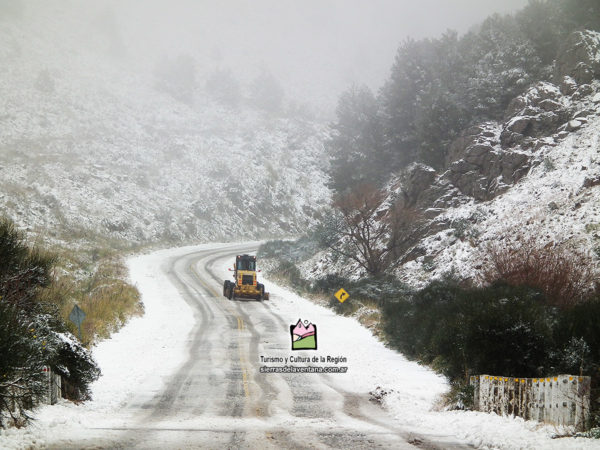 Nevadas en las Sierras de la Ventana