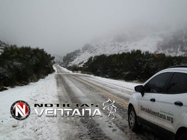 Nevadas en las Sierras de la Ventana