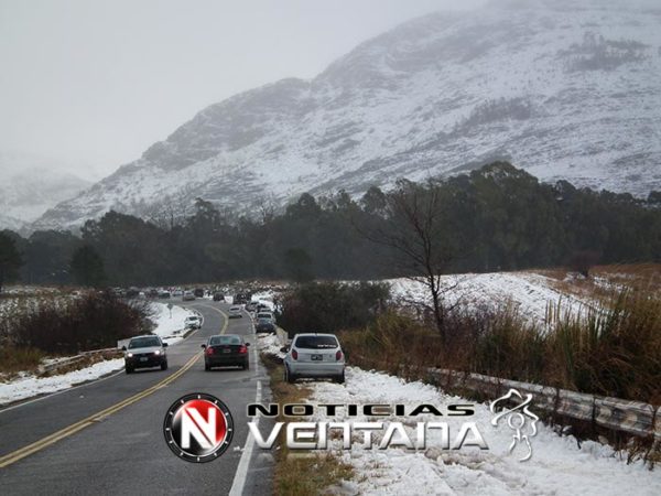 Nevadas en las Sierras de la Ventana