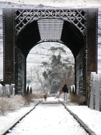 Nevadas en las Sierras de la Ventana