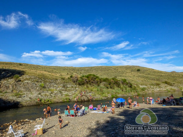 Balneario Los Angelitos en Sierra de la Ventana