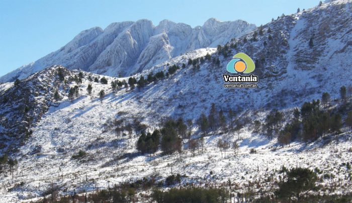 Nevadas en las Sierras de la Ventana