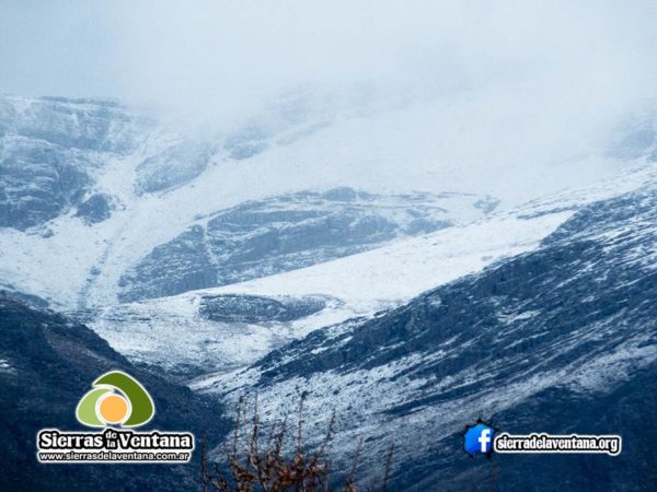 Nevadas en las Sierras de la Ventana