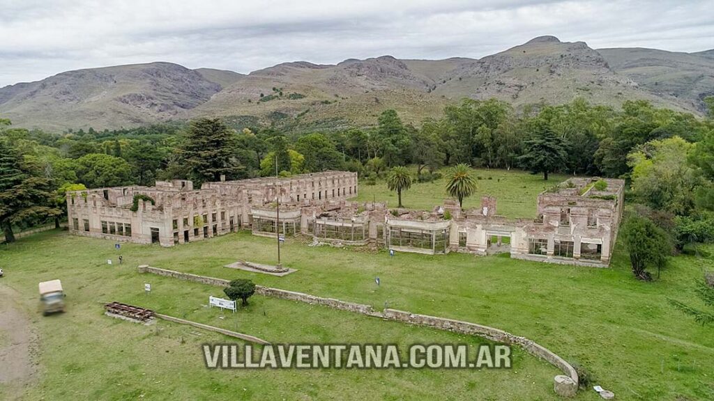 Ruinas del Ex Club Hotel de la Ventana en Villa Ventana