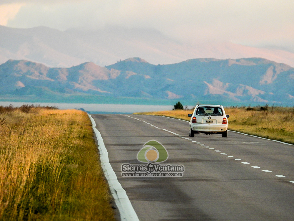 Ruta de acceso a Sierra de la Ventana