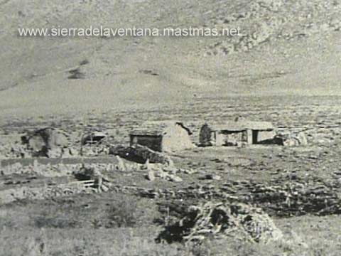 Antiguas casas de piedra en Sierra de la Ventana
