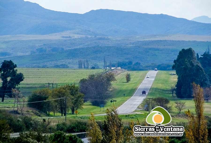 Rutas de acceso a Sierra de la Ventana