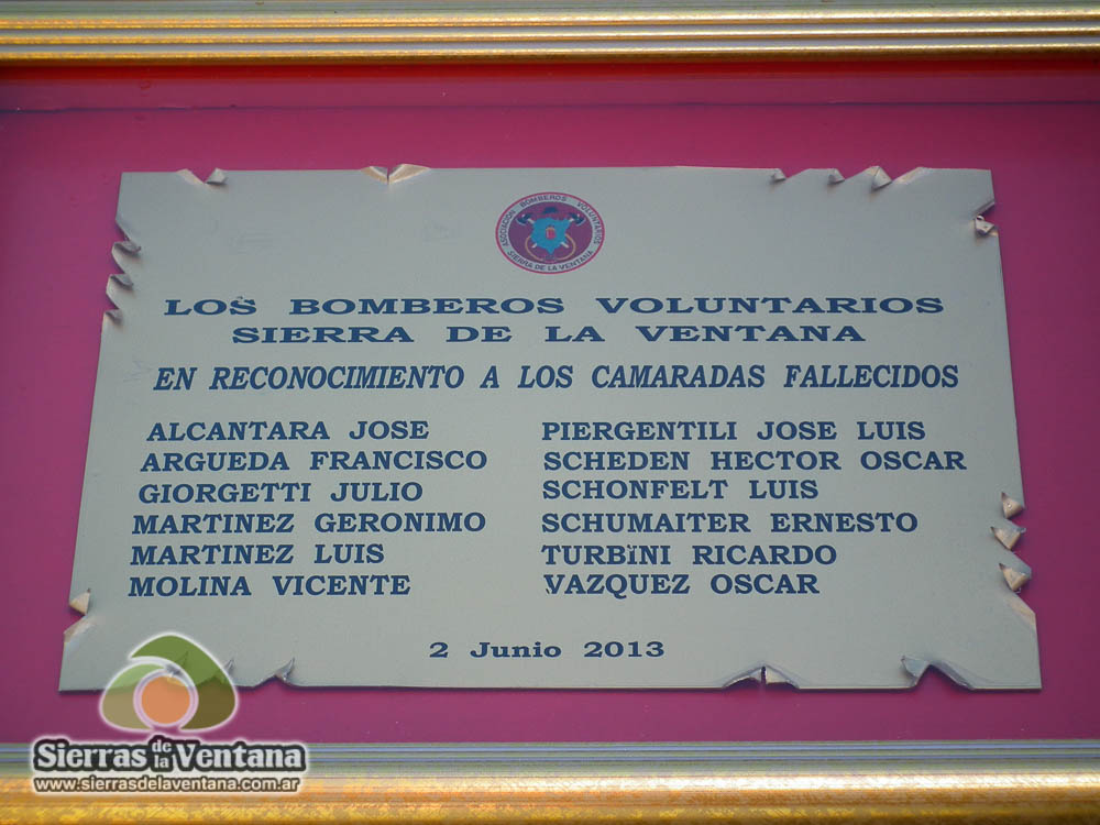 Bomberos Voluntarios Sierra de la Ventana