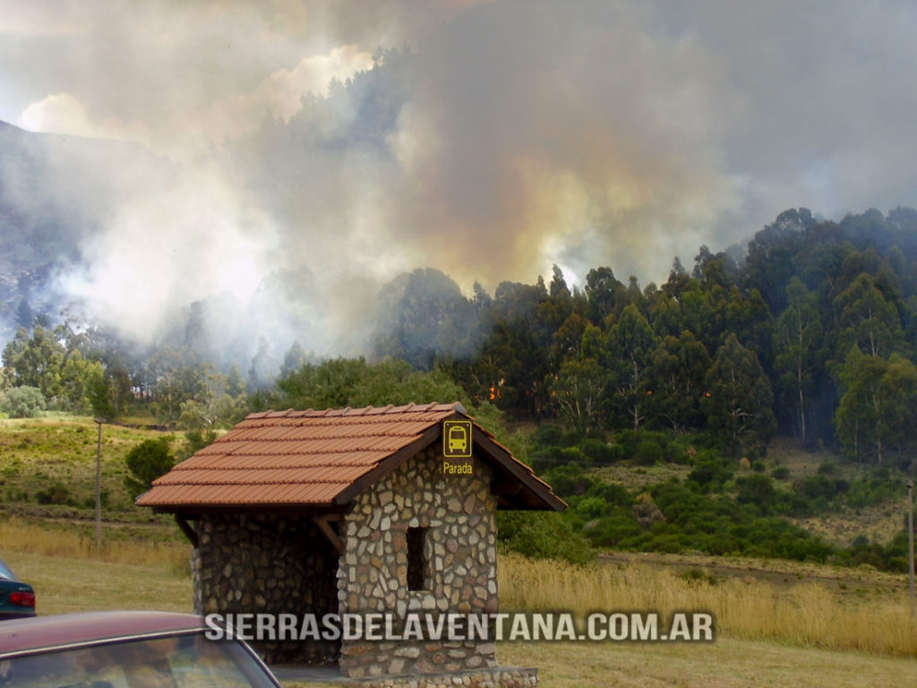 Incendio 2007 Sierra de la Ventana