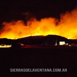Incendio 2013 Sierra de la Ventana