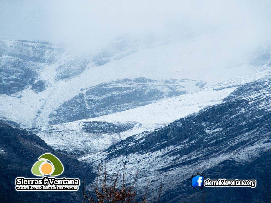 Nevadas en las Sierras de la Ventana y Villa Ventana