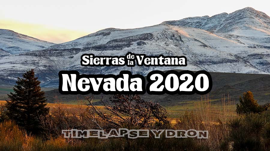 Vídeo de la nevada en Sierra de la Ventana