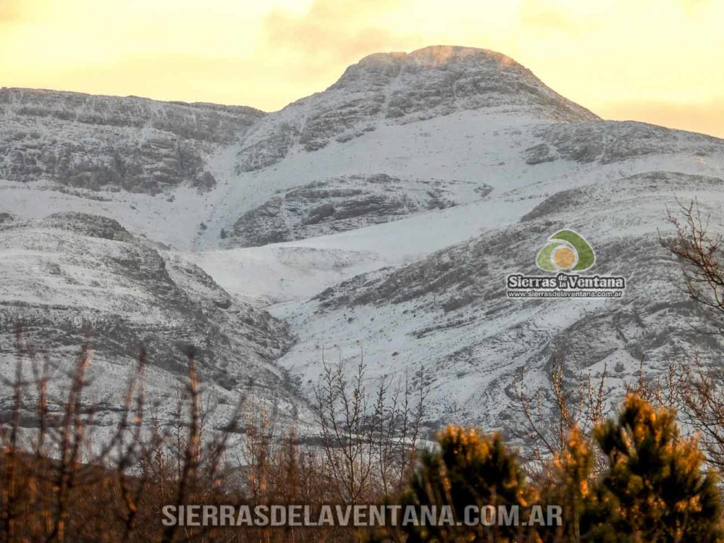 Nevada en Sierra de la Ventana