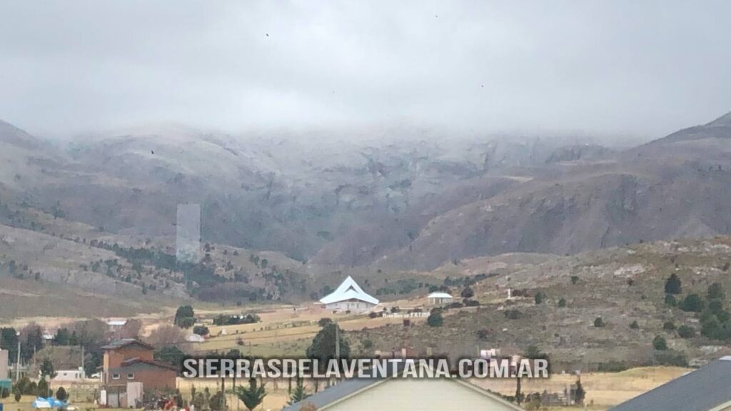 Nevada en las Sierras de la Ventana