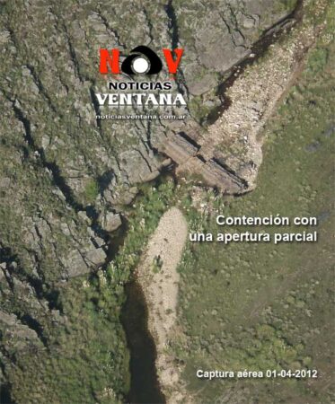 Diques clandestinos en Sierra de la Ventana