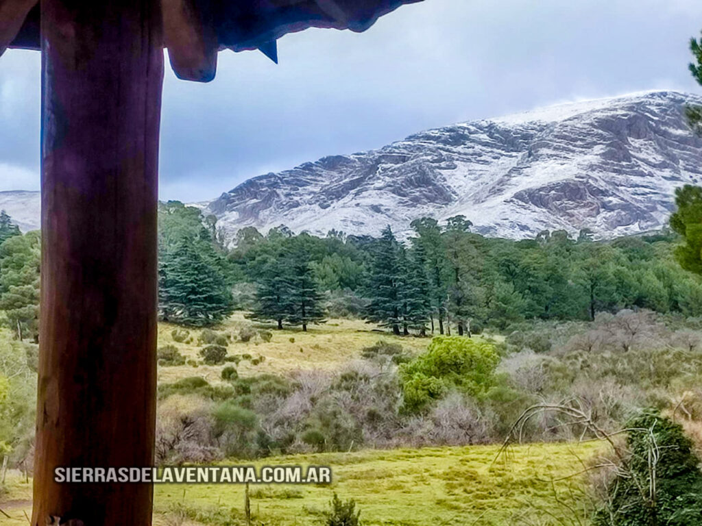 Primera nevada del 2025 en las Sierras de la Ventana