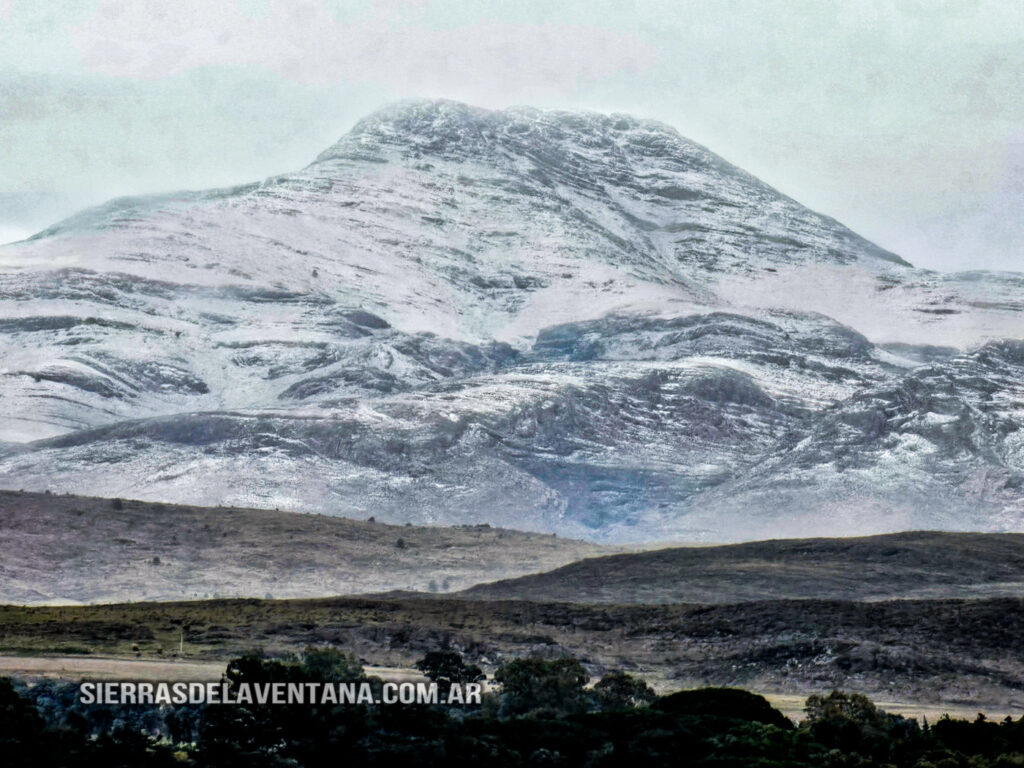 Primera nevada del 2025 en las Sierras de la Ventana