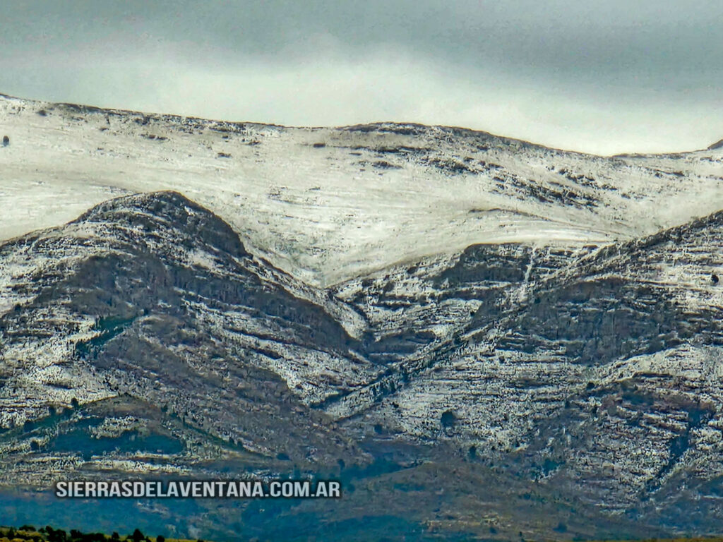 Primera nevada del 2025 en las Sierras de la Ventana