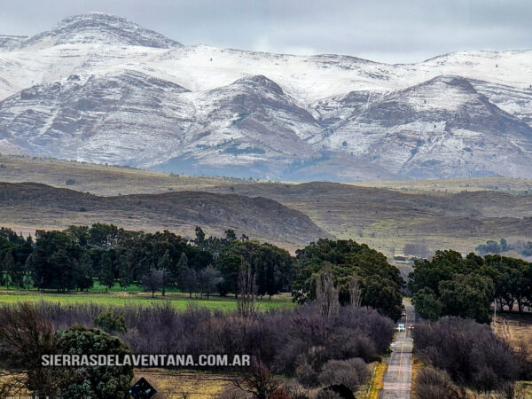 Primera nevada del 2025 en las Sierras de la Ventana