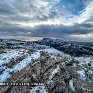 Primera nevada del 2025 en las Sierras de la Ventana
