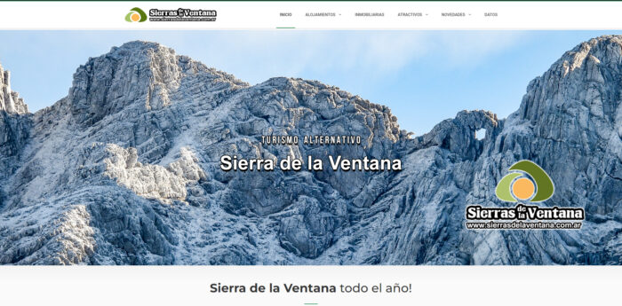Nevando en Sierra de la Ventana