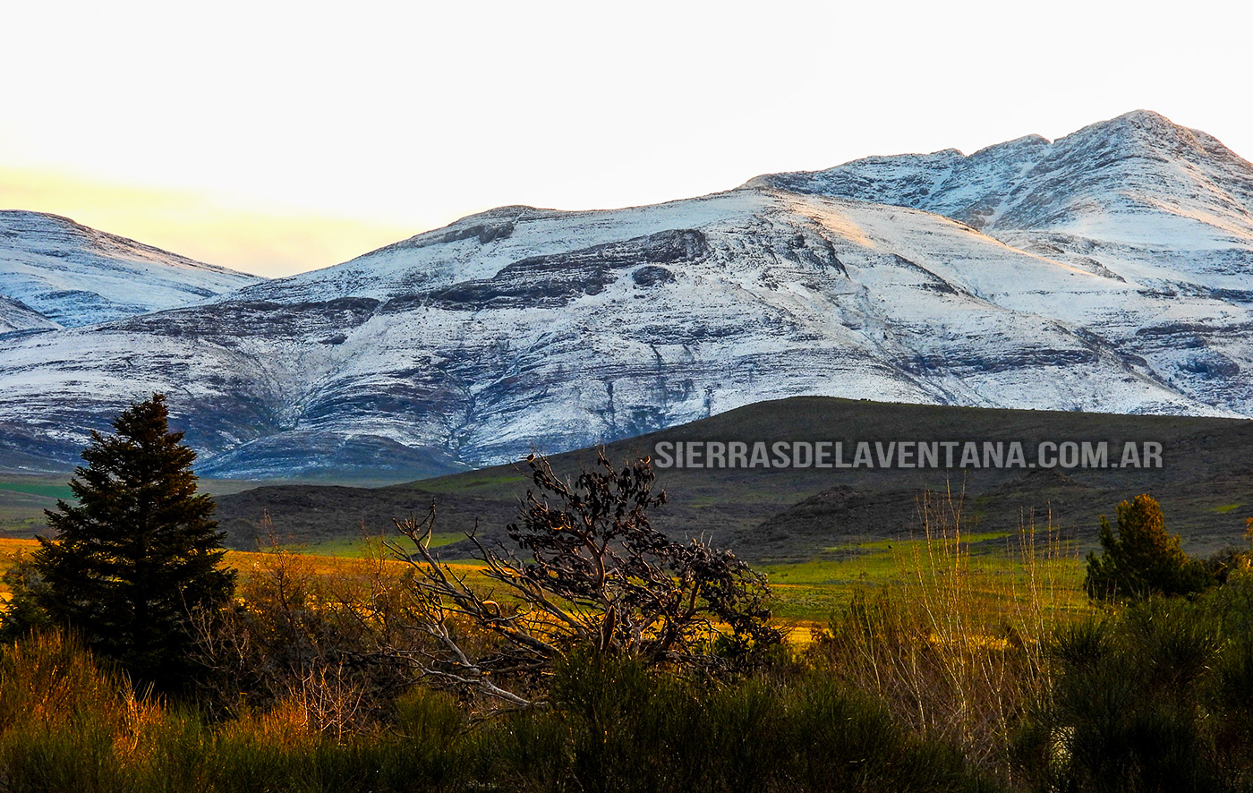 Nevadas en las Sierras de la Ventana