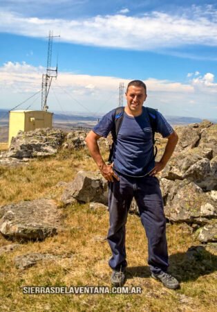 Repetidora Gral. SAN MARTÍN de Sierra de la Ventana en el Cerro Ventana