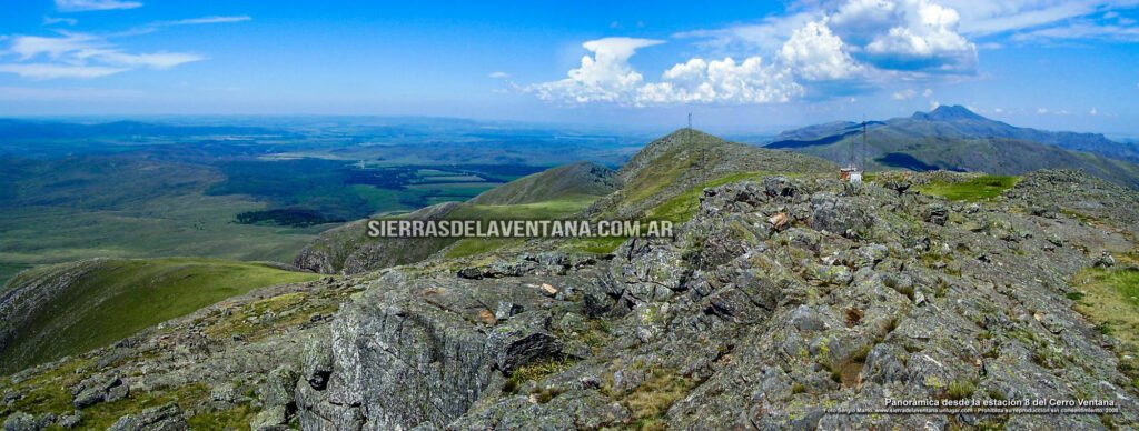 Repetidora Gral. SAN MARTÍN de Sierra de la Ventana en el Cerro Ventana