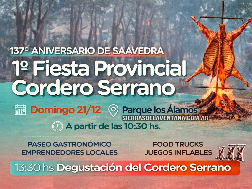 1° Fiesta Provincial del Cordero Serrano en Saavedra
