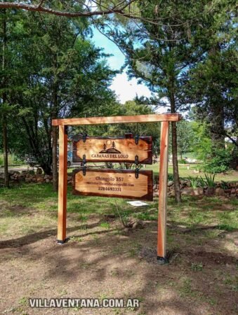 Cabañas del Lolo en Villa Ventana