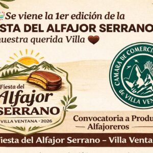 Primera Fiesta del Alfajor serrano en Villa Ventana