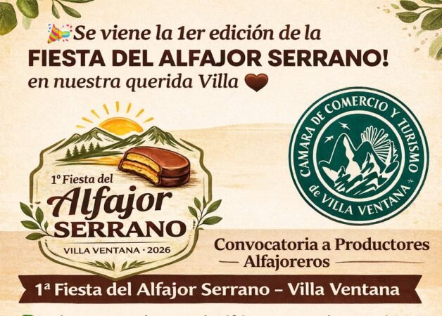 Primera Fiesta del Alfajor serrano en Villa Ventana