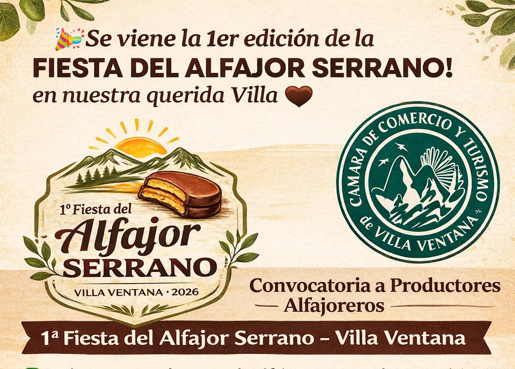 Primera Fiesta del Alfajor serrano en Villa Ventana