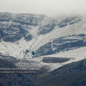Nevada en junio en las Sierras de la Ventana