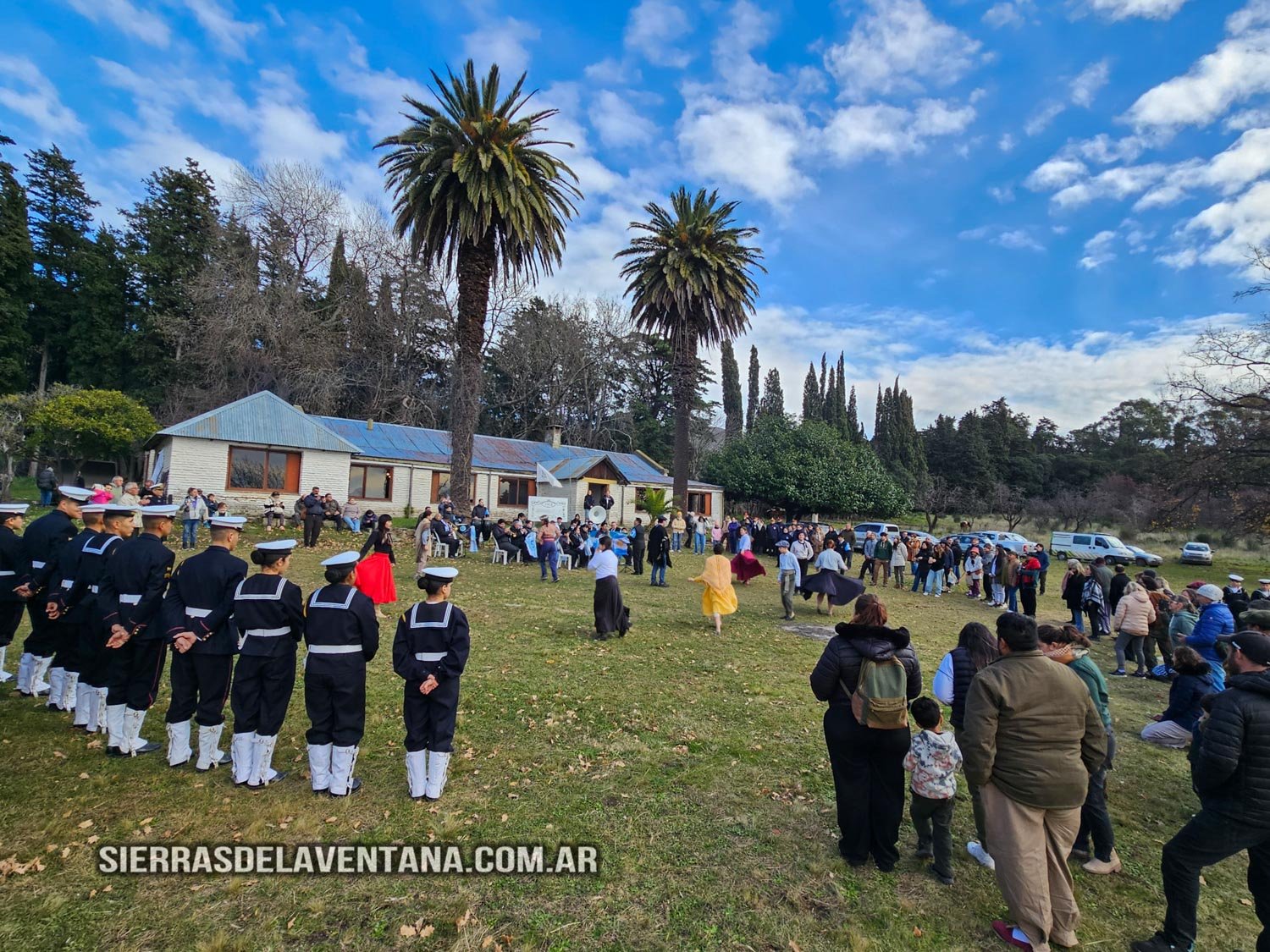 Villa Ventana honró a Manuel Belgrano en una emotiva celebración por el Día de la Bandera