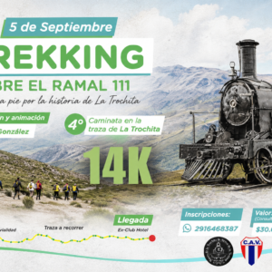 4° Trekking sobre el Ramal 111: una caminata para revivir la historia de la Trochita entre Sierra de la Ventana y Villa Ventana
