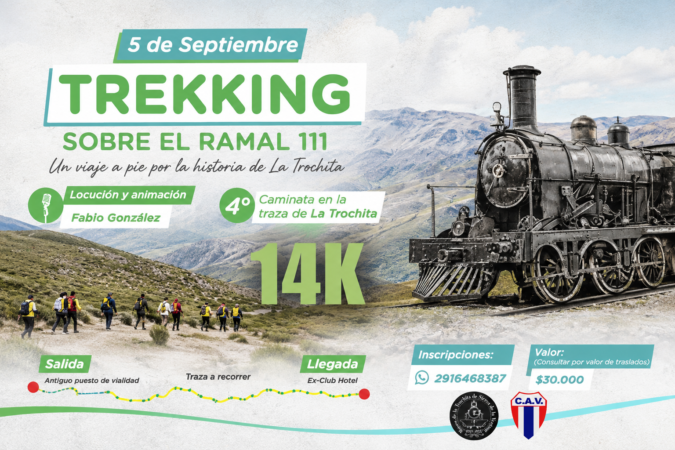 4° Trekking sobre el Ramal 111: una caminata para revivir la historia de la Trochita entre Sierra de la Ventana y Villa Ventana