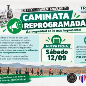 Reprogramaron la caminata sobre el Ramal 111 por las condiciones climáticas